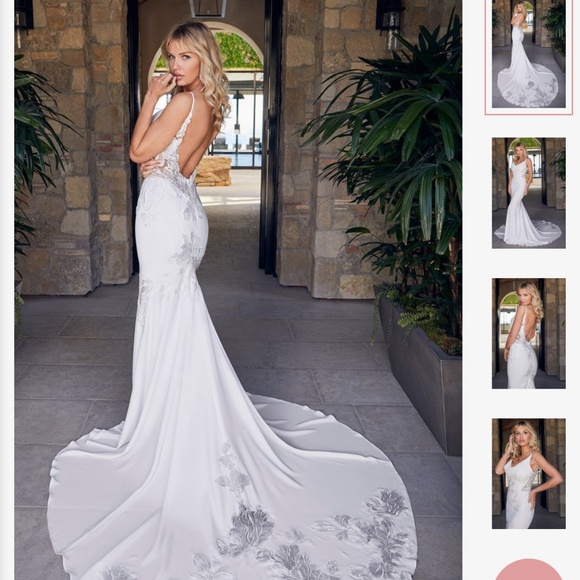 Casablanca Wedding Dress - Le Blanc LE102 Lilou - Picture 2 of 16